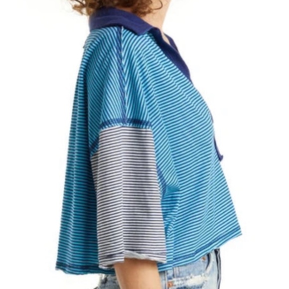 Free People On A Boat Polo Marine Combo - Picture 3 of 4